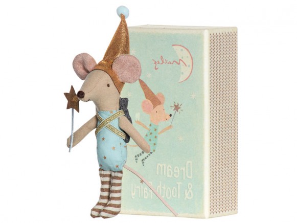 Maileg Mouse Dream & Tooth Fairy in Box blue