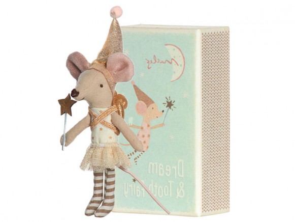 Maileg Mouse Dream & Tooth Fairy in Box rose
