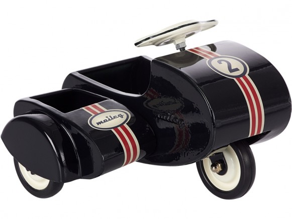 Maileg SCOOTER with Sidecar black