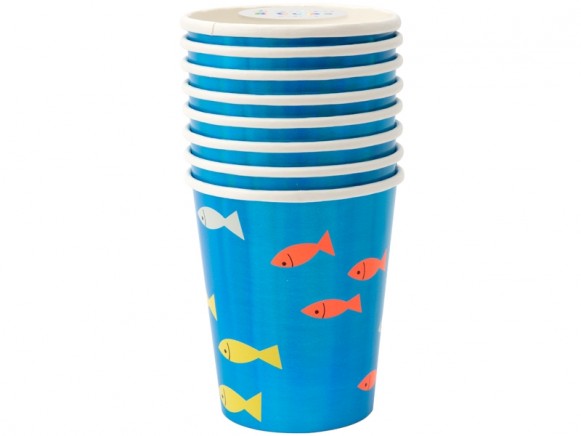 Meri Meri 8 Party Cups UNDER THE SEA