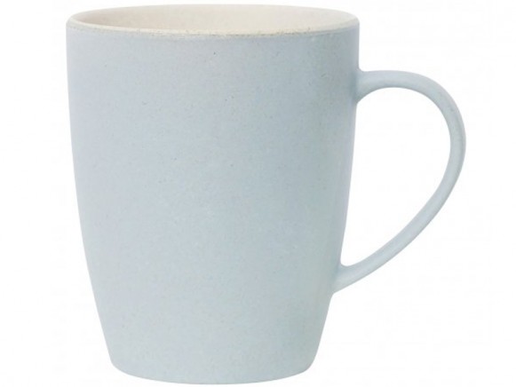 Miss Étoile bamboo melamine coffee mug blue