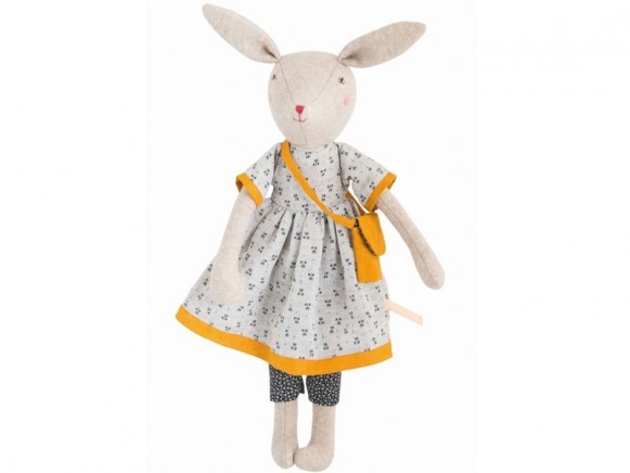 Moulin Roty Soft Toy Rabbit Mama Rose 
