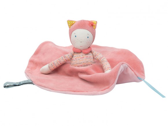 Moulin Roty cuddly cloth doll Mademoiselle et Ribambelle