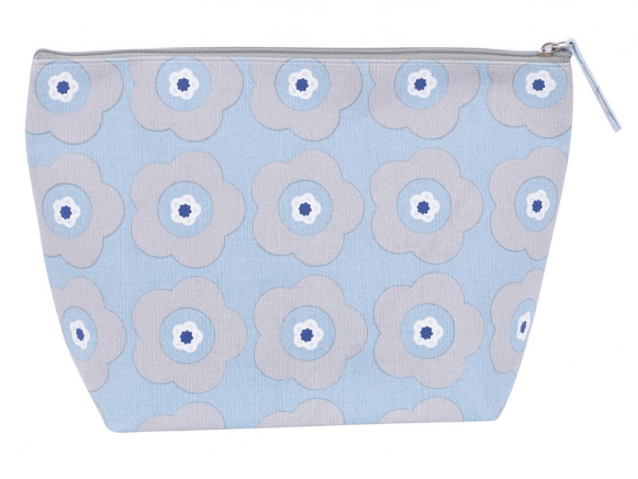 Overbeck and Friends Cosmetic Bag MIMI L light blue-grey
