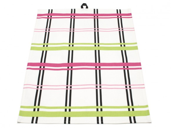 Colourful checked kitchen towel Alice by Pappelina