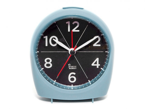 Petit Monkey Alarm Clock SLEEPY WAKEY blue