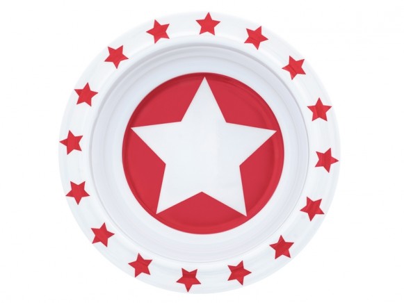 Pimpalou anti-slip bowl star red