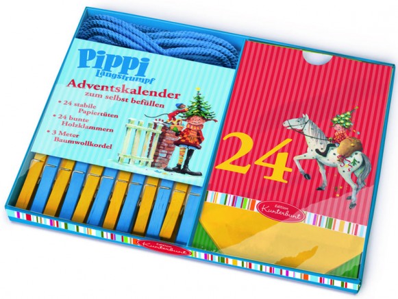 Pippi Longstocking advent calendar by Oetinger