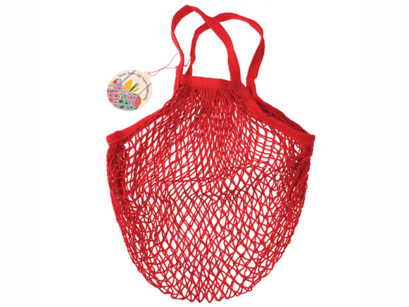 Rex London Organic Shopping Net Bag RED 