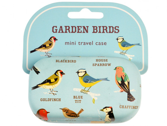 Rex London Mini Travel Case GARDEN BIRDS