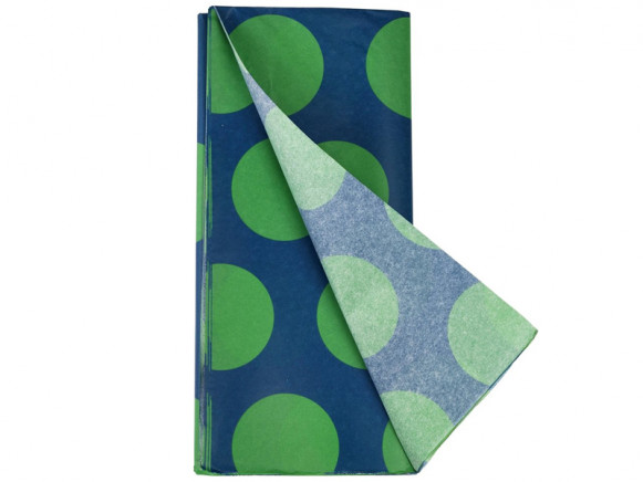 Rex London Tissue Paper SPOTLIGHT green blue