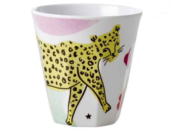 RICE Melamine Cup LEOPARD