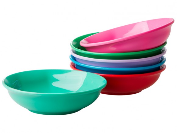 Small dipping bowls in star colours by RICE