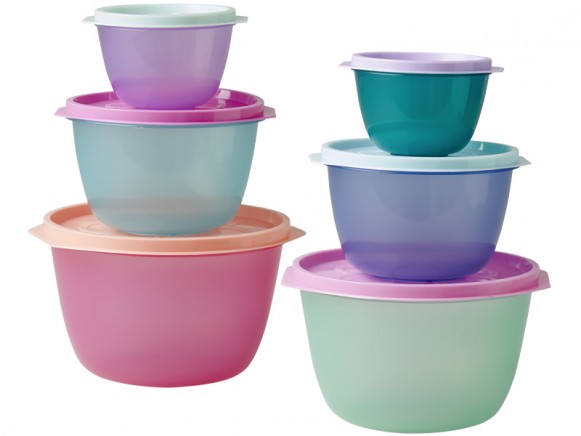 RICE round food containers