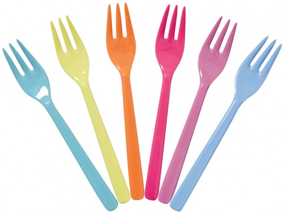 RICE cake forks Go For The Fun colours