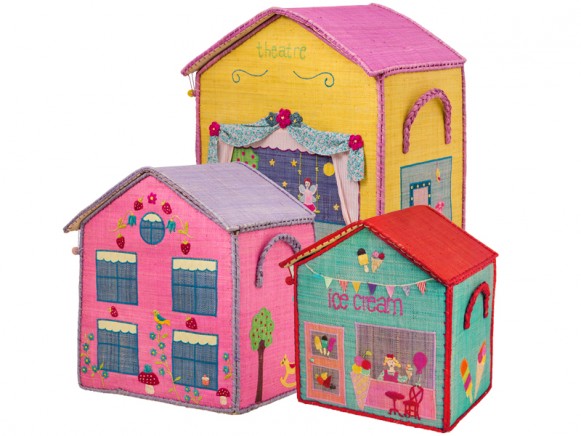 RICE house basket theatre, pink house or ice cream parlour