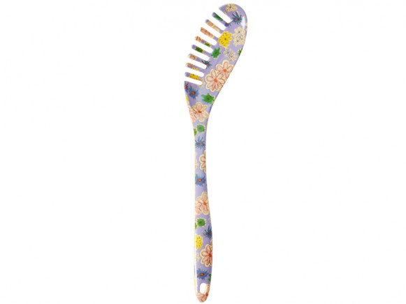 RICE Pasta Spoon YIPPIE YIPPIE YEAH Flower Painting