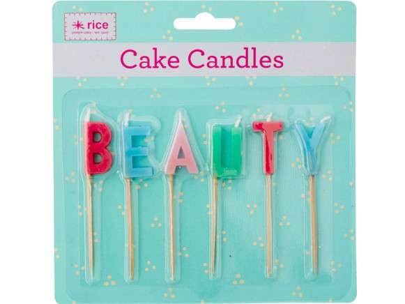 RICE cake candles Beauty