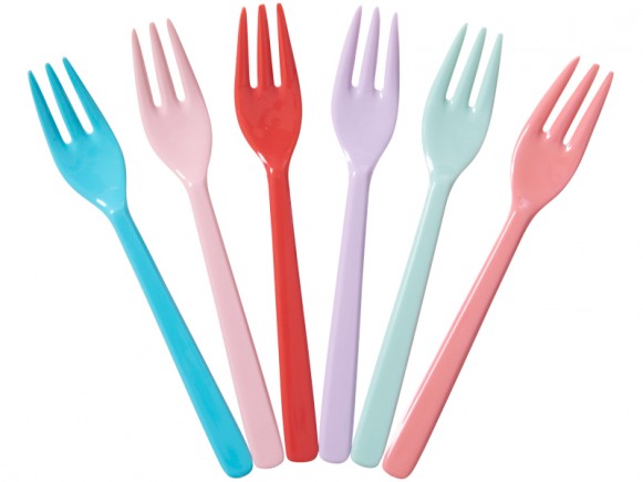 RICE cake forks Extraordinary colours