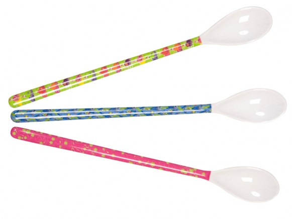 Long spoons with rocking prints by RICE