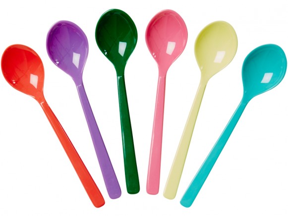 Short spoons in chill colours by RICE