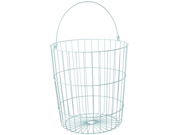 RICE round wire basket mint
