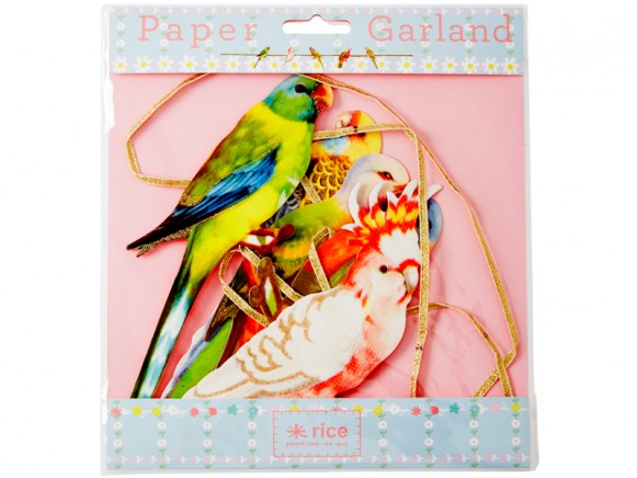 RICE garland birds