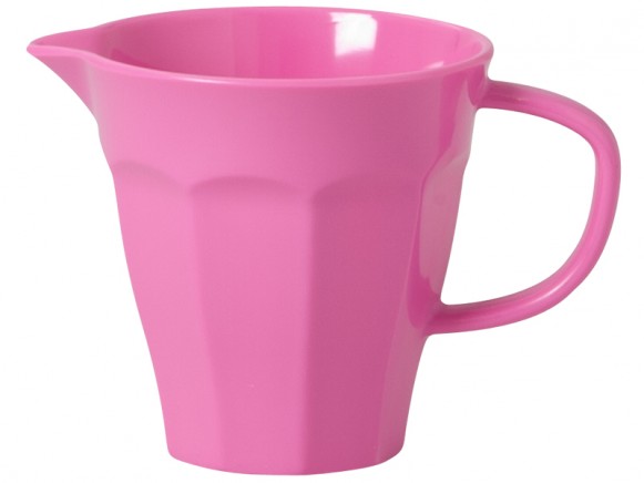 Melamine milk jug in bubblegum pink by RICE