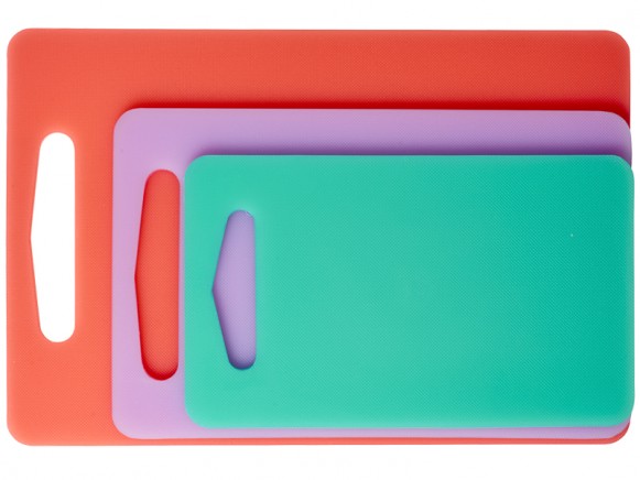 RICE chopping boards coral lavender jade