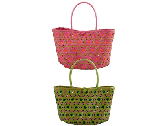 Small shopping bag in Vietnamese weave by RICE