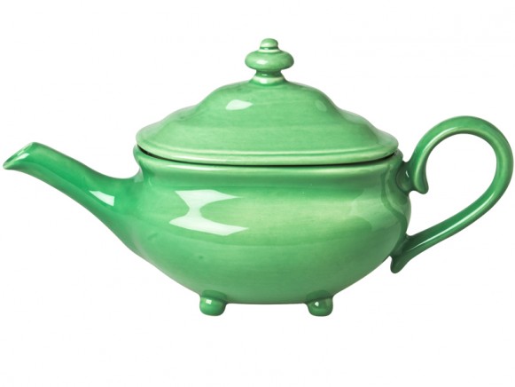 RICE ceramic tea pot green
