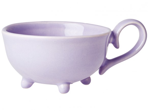 RICE ceramic tea cup lavender