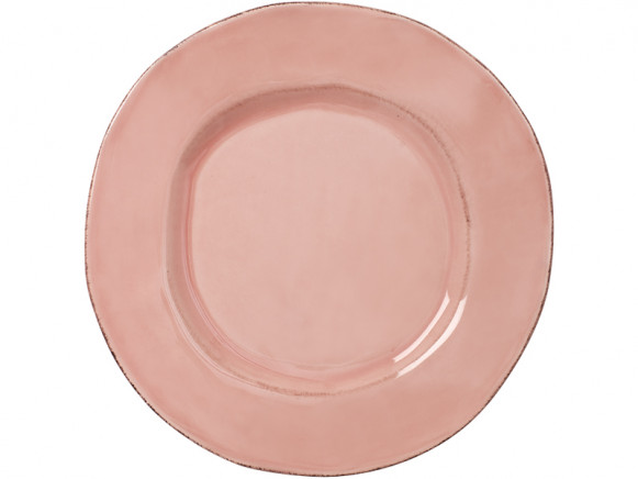 RICE ceramic dinner plate powder