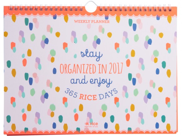RICE Weekly Planner 2017