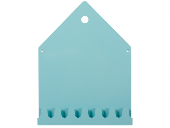 Roommate Magnetic Board & Coat Rack VILLA pastel blue