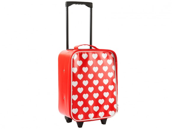Red trolley with hearts by J.I.P