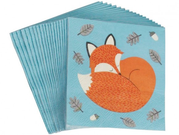 Rexinter paper napkins Rusty the Fox