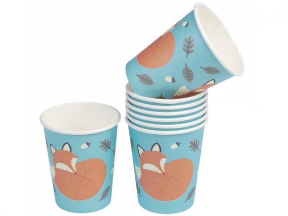 Rexinter paper cups Rusty the Fox
