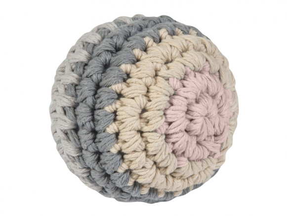 Sebra crochet ball pastel girl