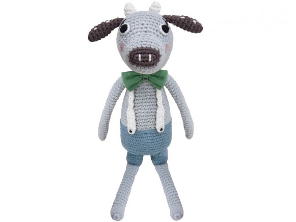 Sebra crochet cow Carl