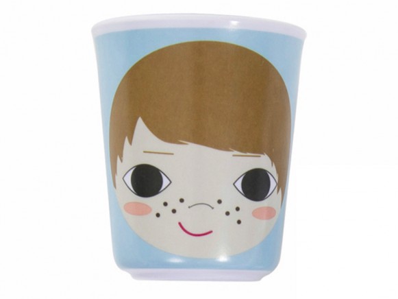 Sebra melamine cup with boy face