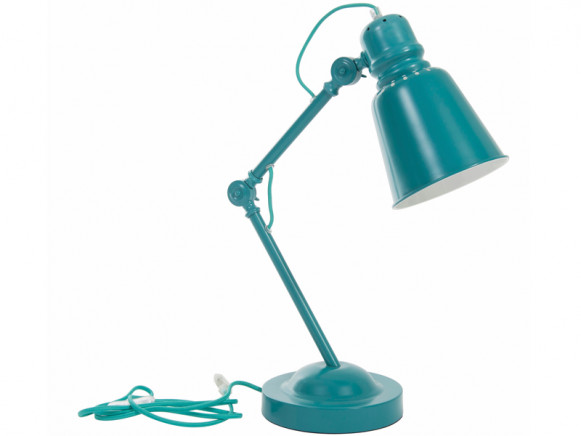 Sebra table lamp in dark-turquoise
