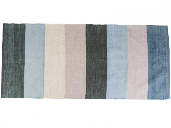 Sebra floor mat with grey stripes