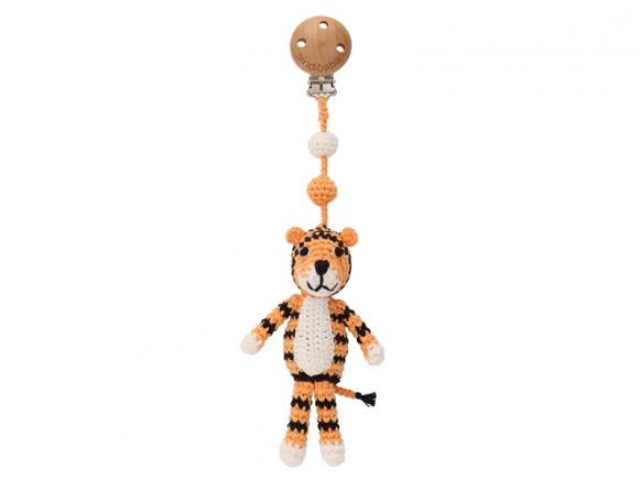Sindibaba crochet pram clip Tiger TONY
