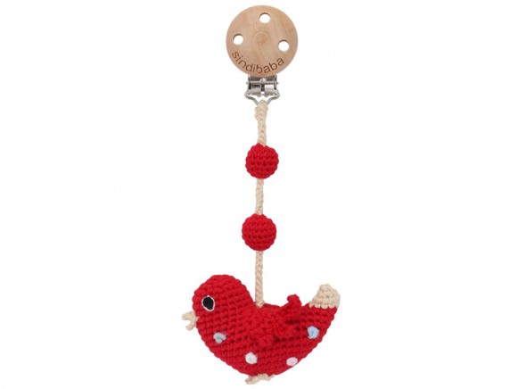 Sindibaba Crochet Pram Clip Bird BETTY