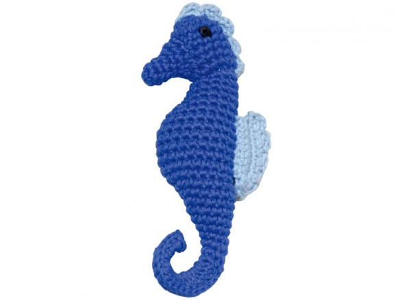 Sindibaba seahorse rattle blue