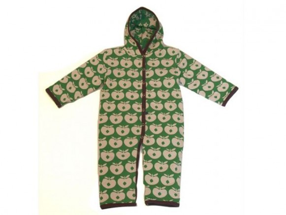 Smafolk hooded suit with green apples