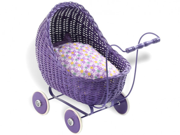 Smallstuff dolls stroller purple
