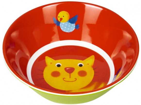 Spiegelburg melamine bowl cat