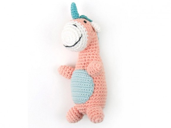 Weegoamigo crochet rattle UNICORN